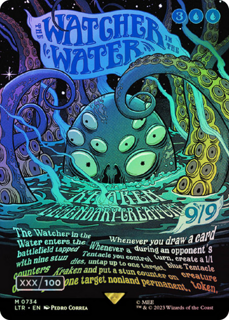 The Watcher in the Water (Borderless Poster) (Serialized) [The Lord of the Rings: Tales of Middle-Earth] | Silver Goblin