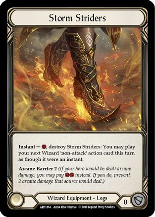 Storm Striders (ARC116) Unlimited Edition Rainbow Foil - Arcane Rising