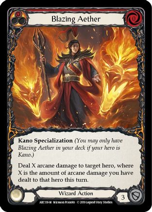 Blazing Aether (ARC118) Unlimited Edition  - Arcane Rising
