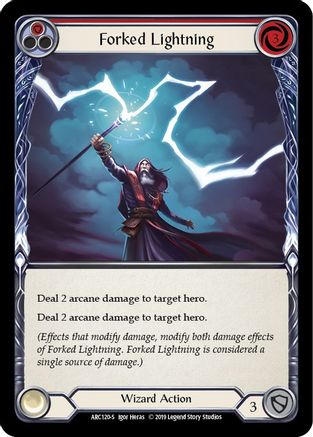 Forked Lightning (ARC120) Unlimited Edition - Arcane Rising