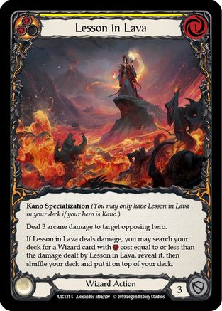 Lesson in Lava (ARC121) Unlimited Edition  - Arcane Rising
