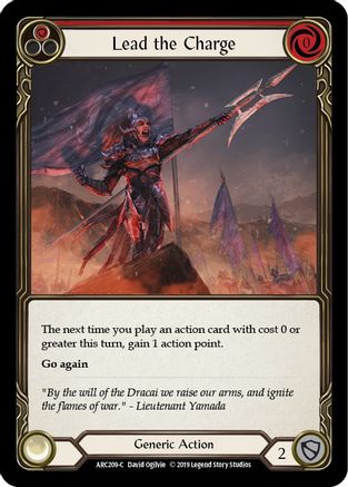 Lead the Charge (Red) (ARC209) Unlimited Edition - Arcane Rising