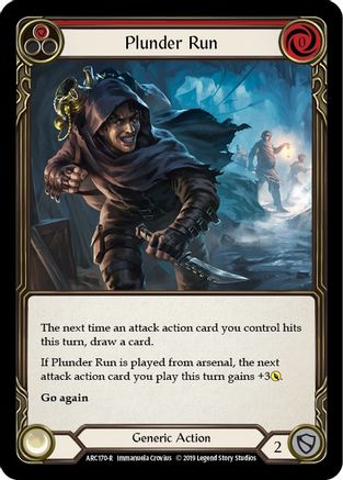 Plunder Run (Red) (ARC170) Unlimited Edition  - Arcane Rising