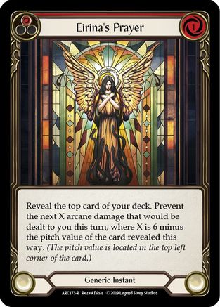 Eirina's Prayer (Red) (ARC173) (Unlimited Edition) Rainbow Foil - Arcane Rising