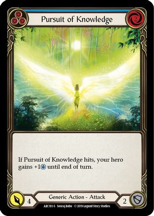 Pursuit of Knowledge (ARC161) (1st Edition) - Arcane Rising