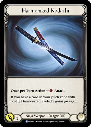 Harmonized Kodachi (Reverse) (CRU049) Unlimited Edition  - Crucible of War