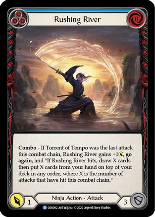 Rushing River (Blue) (CRU062) Unlimited Edition  - Crucible of War