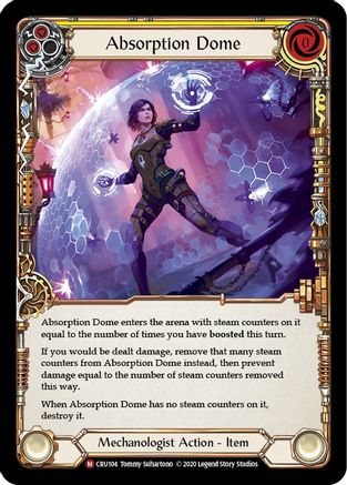 Absorption Dome (CRU104) Unlimited Edition Rainbow Foil - Crucible of War