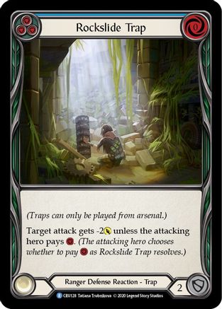 Rockslide Trap (CRU128) 1st Edition  - Crucible of War