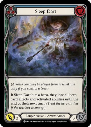 Sleep Dart (Blue) (CRU134) 1st Edition  - Crucible of War