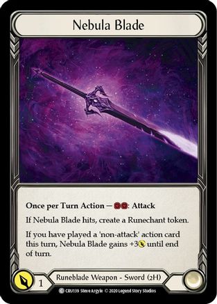 Nebula Blade (CRU139) 1st Edition  - Crucible of War