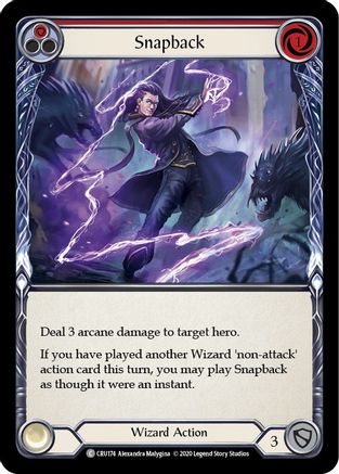 Snapback (Red) (CRU174) Unlimited Edition  - Crucible of War