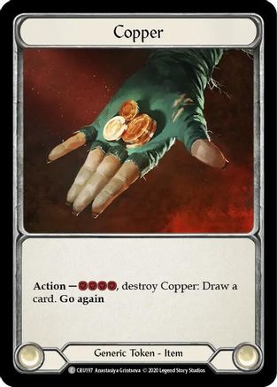 Copper (CRU197) Unlimited Edition Rainbow Foil - Crucible of War