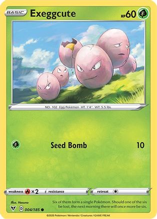 Exeggcute (004/185) [Sword & Shield: Vivid Voltage] | Silver Goblin