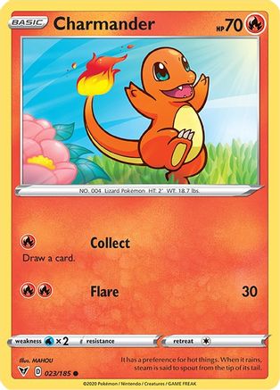 Charmander (023/185) [Sword & Shield: Vivid Voltage] | Silver Goblin