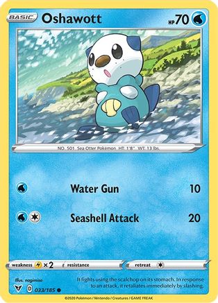 Oshawott (033/185) [Sword & Shield: Vivid Voltage] | Silver Goblin