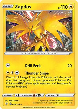 Zapdos (48) Holofoil - Vivid Voltage