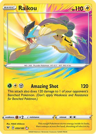 Raikou (50) Holofoil - Vivid Voltage