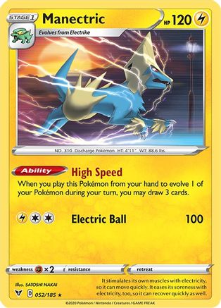 Manectric (052/185) [Sword & Shield: Vivid Voltage] | Silver Goblin