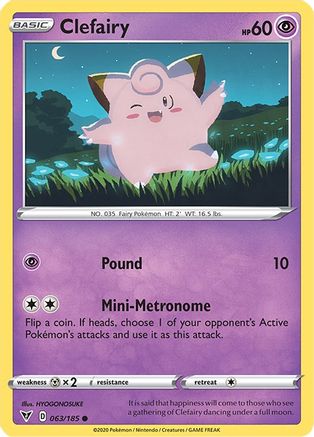 Clefairy (063/185) [Sword & Shield: Vivid Voltage] | Silver Goblin