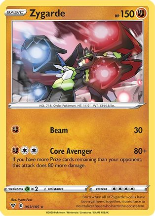 Zygarde (93) Holofoil - Vivid Voltage