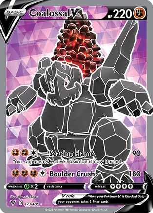 Coalossal V (Full Art) (173) Holofoil - Vivid Voltage