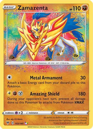 Zamazenta (102/185) [Sword & Shield: Vivid Voltage] | Silver Goblin