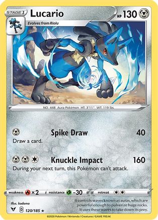 Lucario (120/185) [Sword & Shield: Vivid Voltage] | Silver Goblin