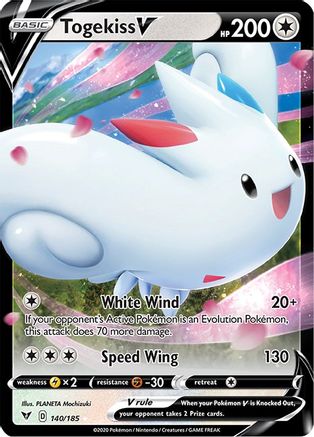 Togekiss V (140/185) [Sword & Shield: Vivid Voltage] | Silver Goblin