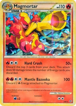 Magmortar - 2/95 (Cracked Ice Holo) (2) Holofoil - Miscellaneous Cards & Products