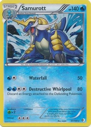 Samurott - 41/149 (Cosmos Holo) (41) Holofoil - Blister Exclusives