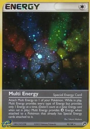 Multi Energy (Special) 93/100 (League Promo) (93) Holofoil - League & Championship Cards