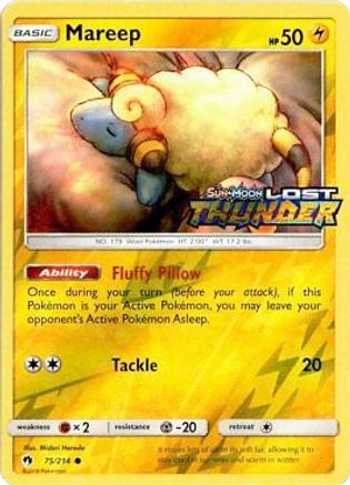 Mareep (75/214) (Toys R Us Promo) [Sun & Moon: Lost Thunder] | Silver Goblin