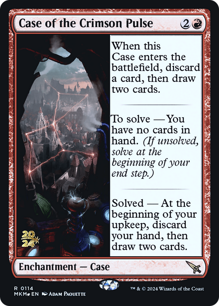 Case of the Crimson Pulse [Murders at Karlov Manor Prerelease Promos] | Silver Goblin