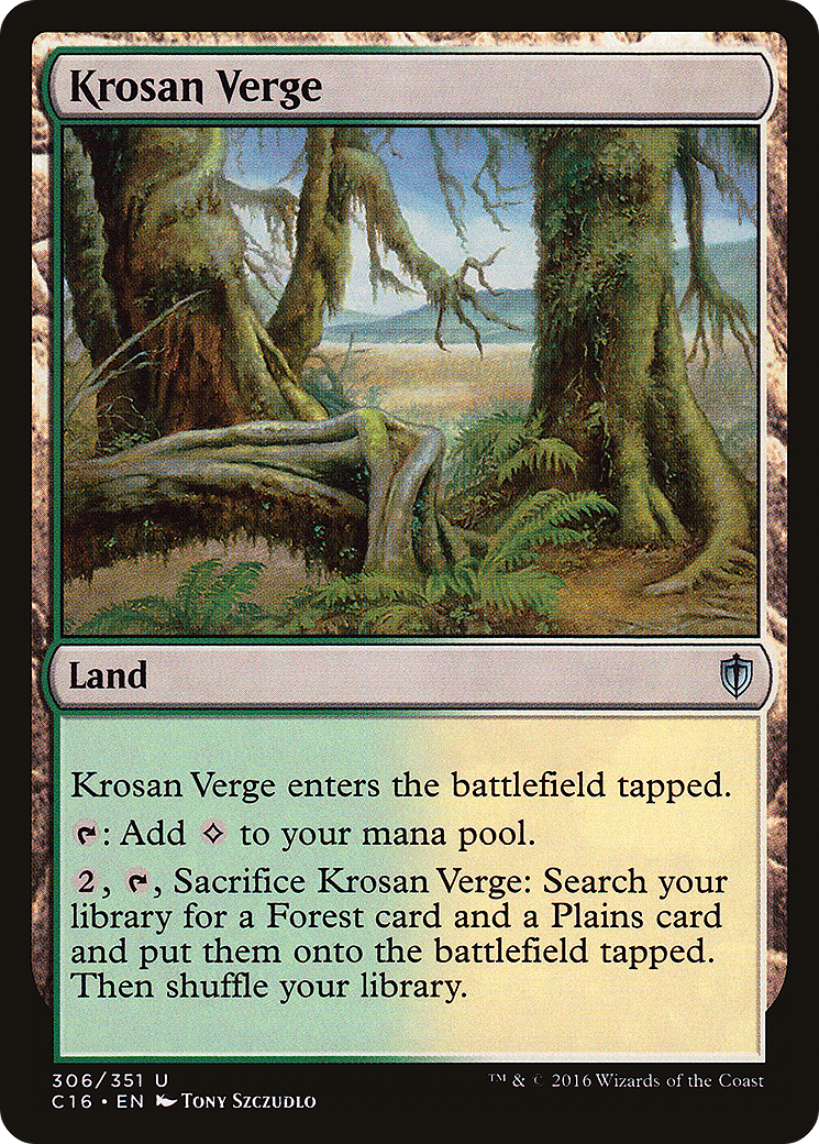 Krosan Verge [Commander 2016] | Silver Goblin