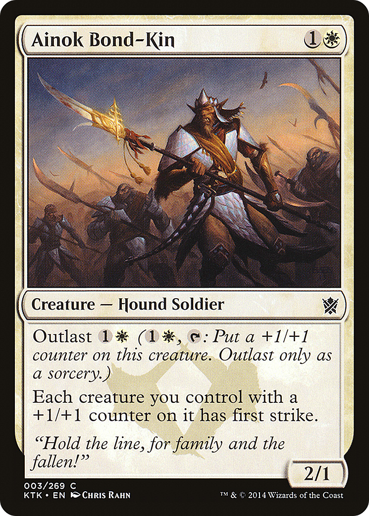Ainok Bond-Kin [Khans of Tarkir] Foil