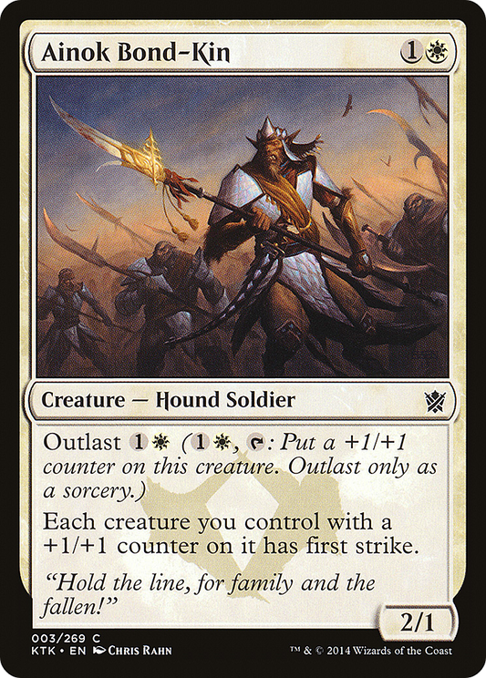 Ainok Bond-Kin [Khans of Tarkir] Foil
