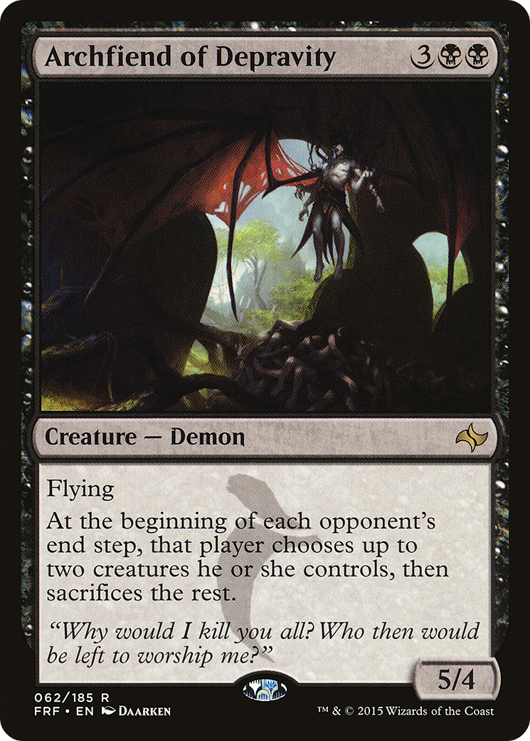 Archfiend of Depravity [Fate Reforged]