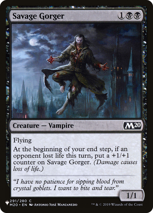 Savage Gorger (M20-291)