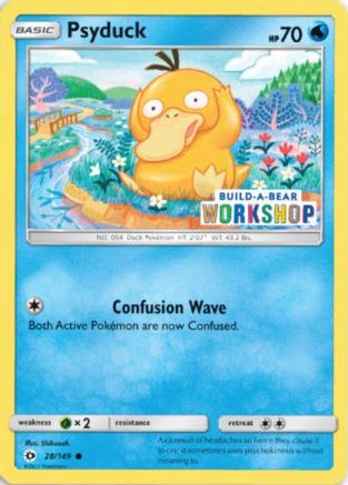 Psyduck - 28/149 (Build-A-Bear Workshop Exclusive) (28) - Miscellaneous Cards & Products