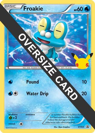 Froakie (XY03) (Jumbo Card) [First Partner Pack] | Silver Goblin