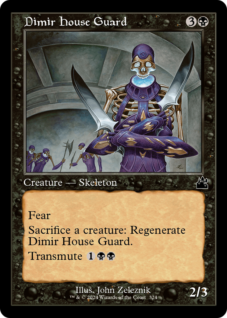 Dimir House Guard (Retro Frame) [Ravnica Remastered] | Silver Goblin