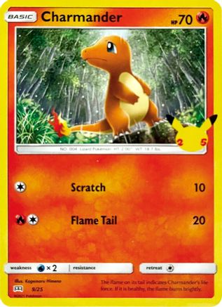 Charmander - 9/25 (9) - McDonalds 25th Anniversary Promos