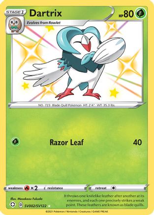 Dartrix (SV002) (Shiny Vault) Holofoil - Shining Fates