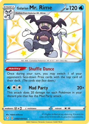 Galarian Mr. Rime (SV021) (Shiny Vault) Holofoil - Shining Fates