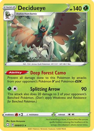 Decidueye (8) Holofoil - Shining Fates
