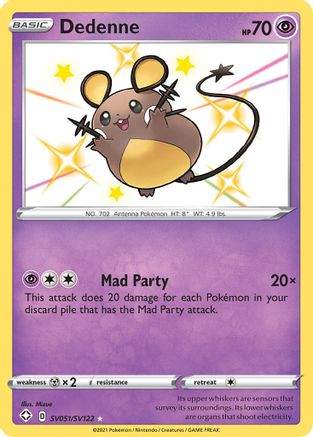 Dedenne (SV051) (Shiny Vault) Holofoil - Shining Fates