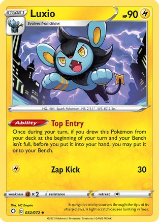 Luxio (032/072) [Sword & Shield: Shining Fates] | Silver Goblin