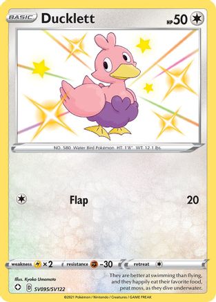 Ducklett (SV095) (Shiny Vault) Holofoil - Shining Fates