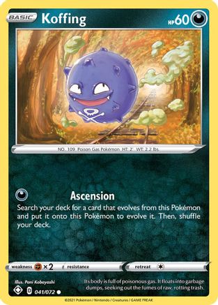 Koffing (041/072) [Sword & Shield: Shining Fates] | Silver Goblin